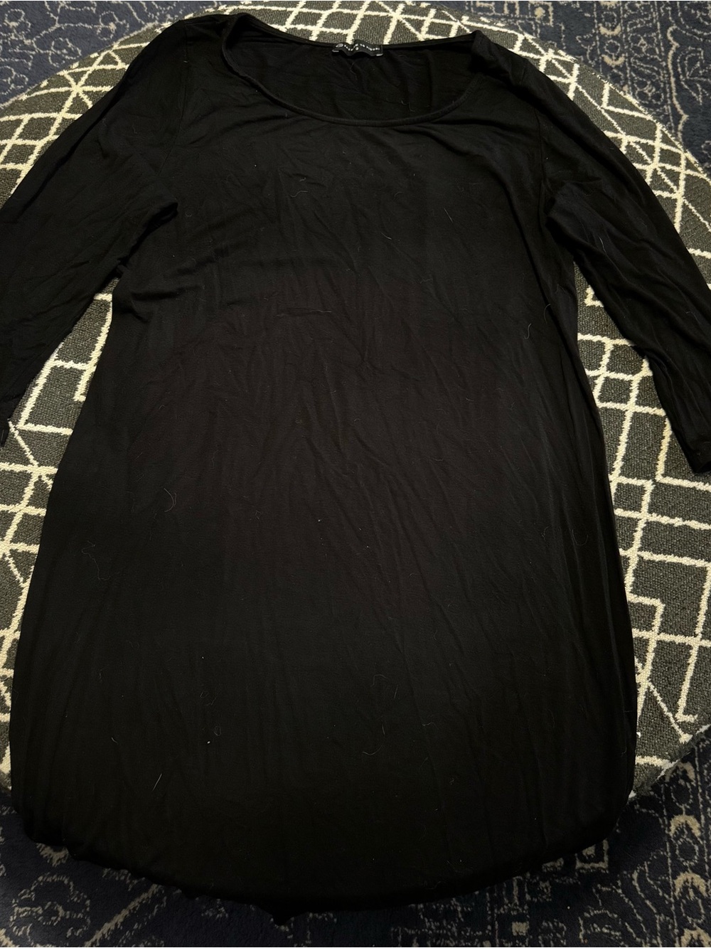 Fashion To Figure Black Midi Dress Size 3 Plus Size Stretch